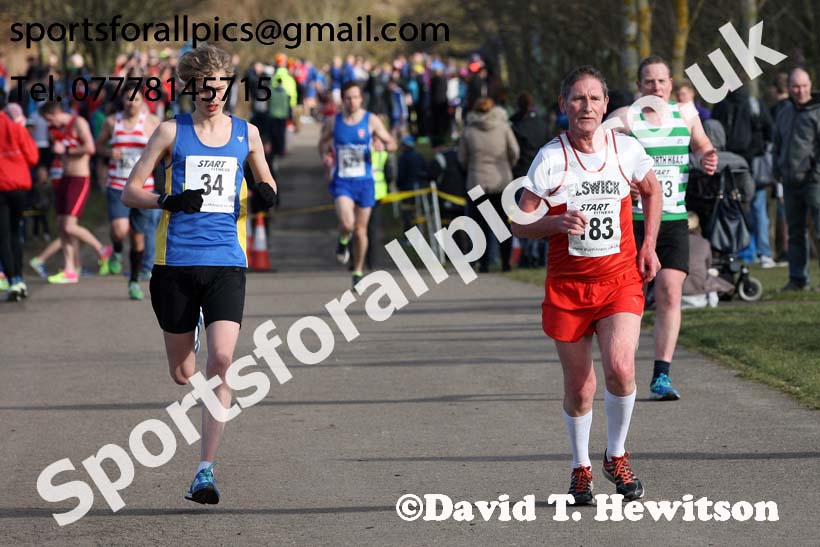 Senior mens 2018 Royal Signals NECAA Road Relays, Hetton. Photo: David T. Hewitson/Sports for All Pics